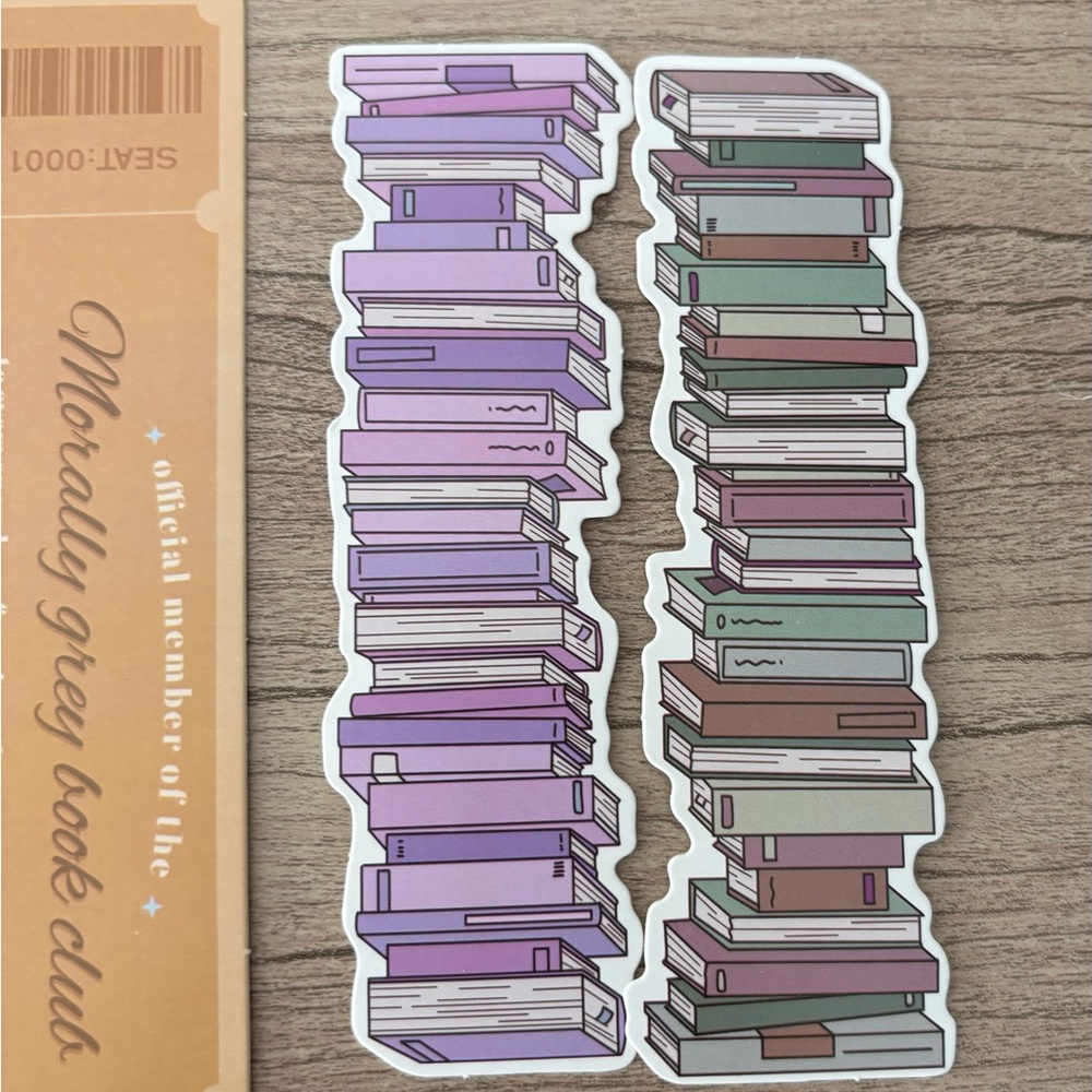 Bookish bundle Sticker Set with Pen Bookmarks - Picture 7 of 11